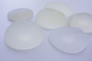 Silicone Breast Implants on Table