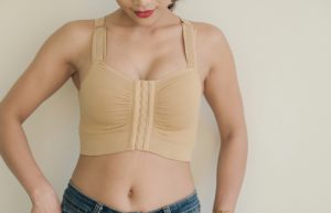 Woman in Support Bra